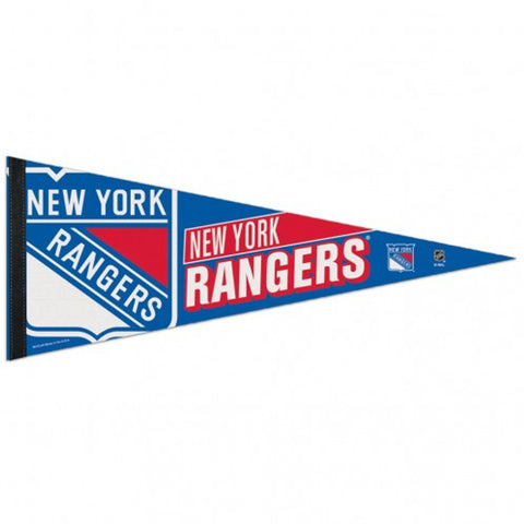 New York Rangers Pennant 12x30 Premium Style Special Order