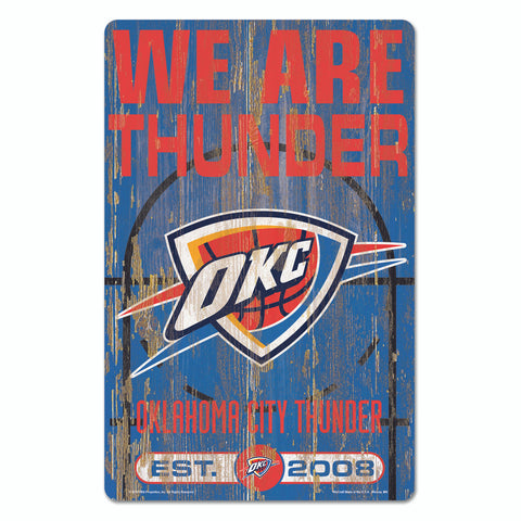 Oklahoma City Thunder Sign