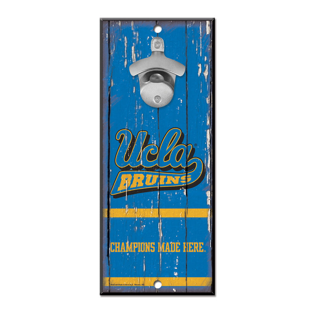 UCLA Bruins Sign Wood 5x11 Bottle Opener