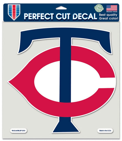 Minnesota Twins Decal 8x8 Die Cut Color