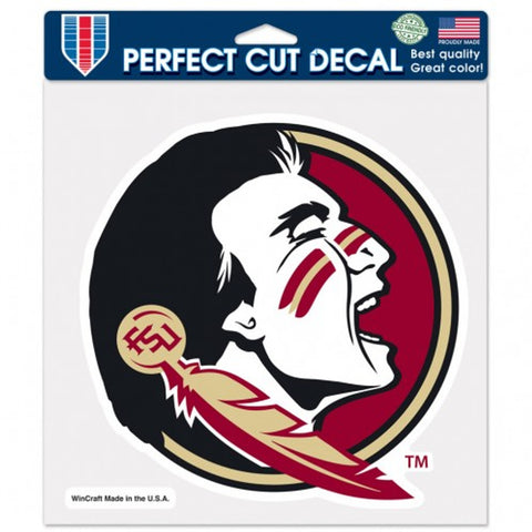 Florida State Seminoles Decal 8x8 Die Cut Color