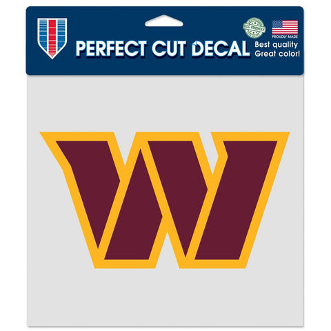 Washington Huskies Commanders Decal 8x8 Perfect Cut Color