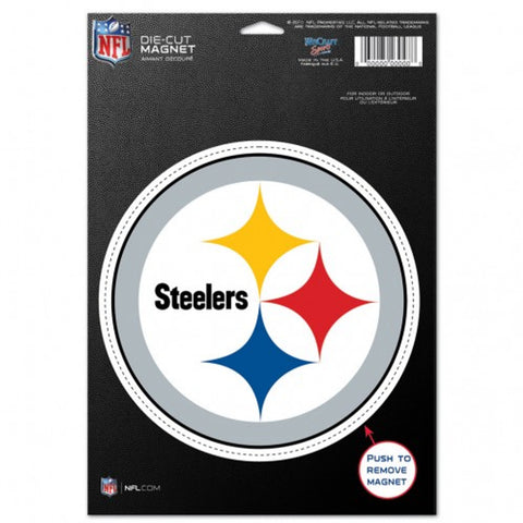 Pittsburgh Steelers Magnet 6.25x9 Die Cut Logo Design Special Order
