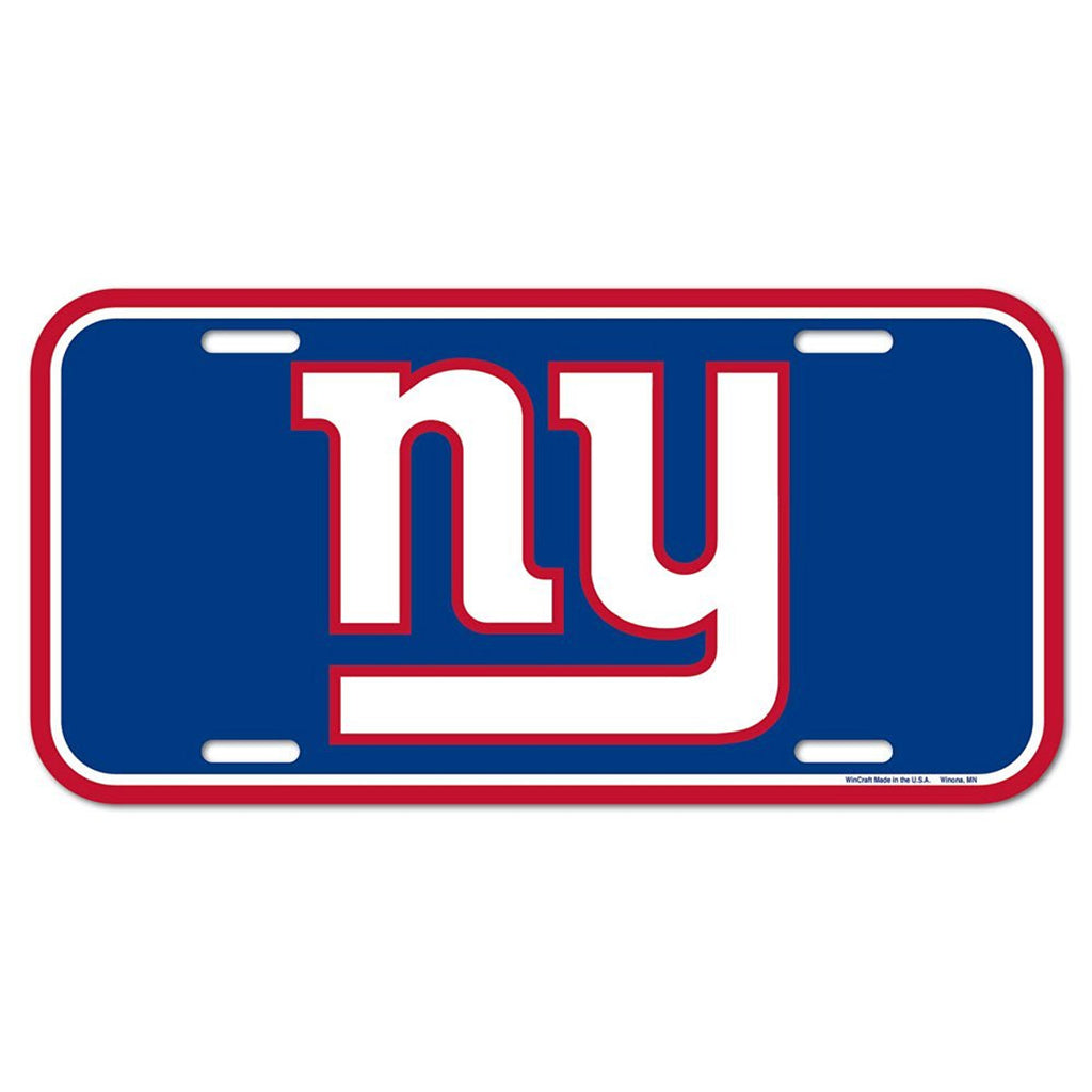 New York Giants License Plate