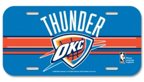 Oklahoma City Thunder License Plate