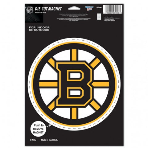 Boston Bruins Magnet 6.25x9 Die Cut Logo Design Special Order