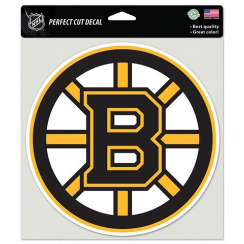 Boston Bruins Decal 8x8 Die Cut Color