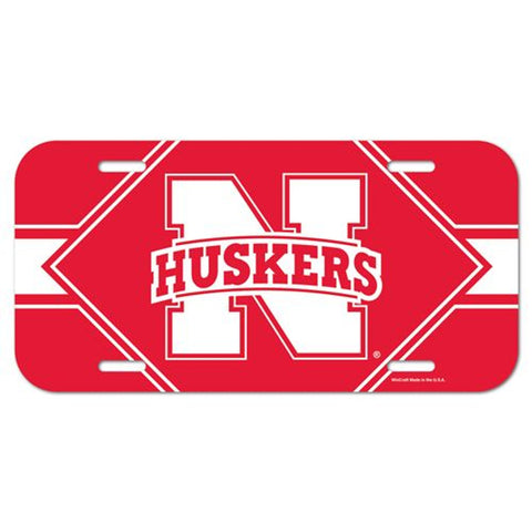 Nebraska Cornhuskers License Plate