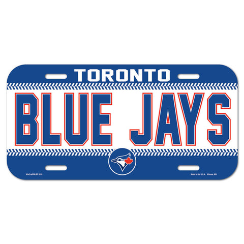 Toronto Blue Jays License Plate Plastic Special Order