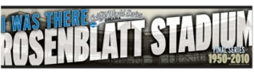 NCAA (General) Decal 3x12 Bumper Strip Style 2010 I Was There CO