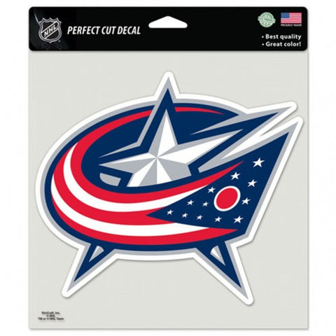 Columbus Blue Jackets Decal 8x8 Perfect Cut Color Special Order