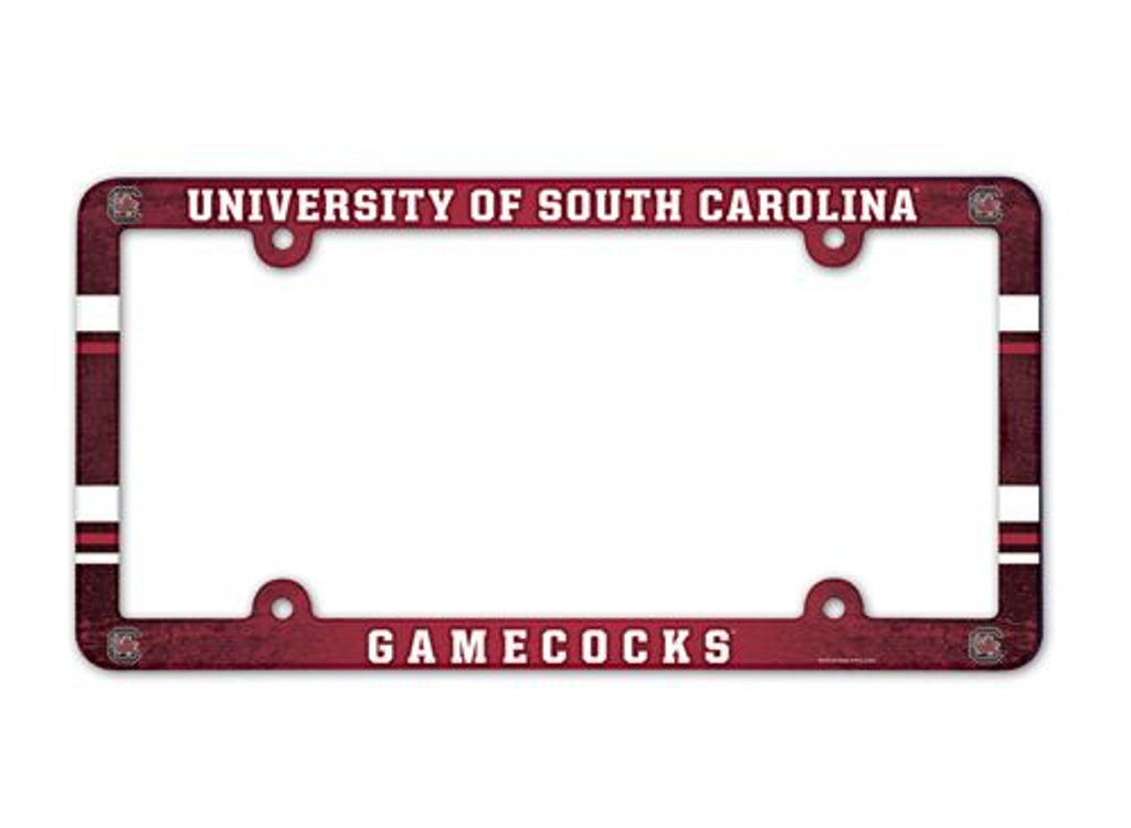 South Carolina Gamecocks License Plate Frame Full Color