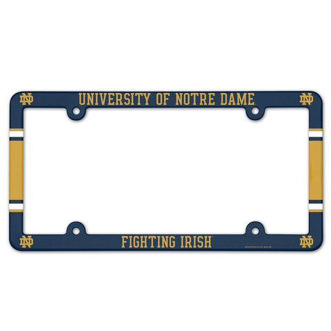 Notre Dame Fighting Irish License Plate Frame Full Color