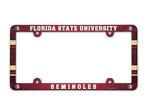 Florida State Seminoles License Plate Frame Full Color