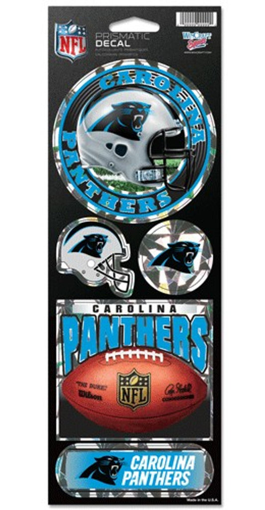 Carolina Panthers Stickers Prismatic