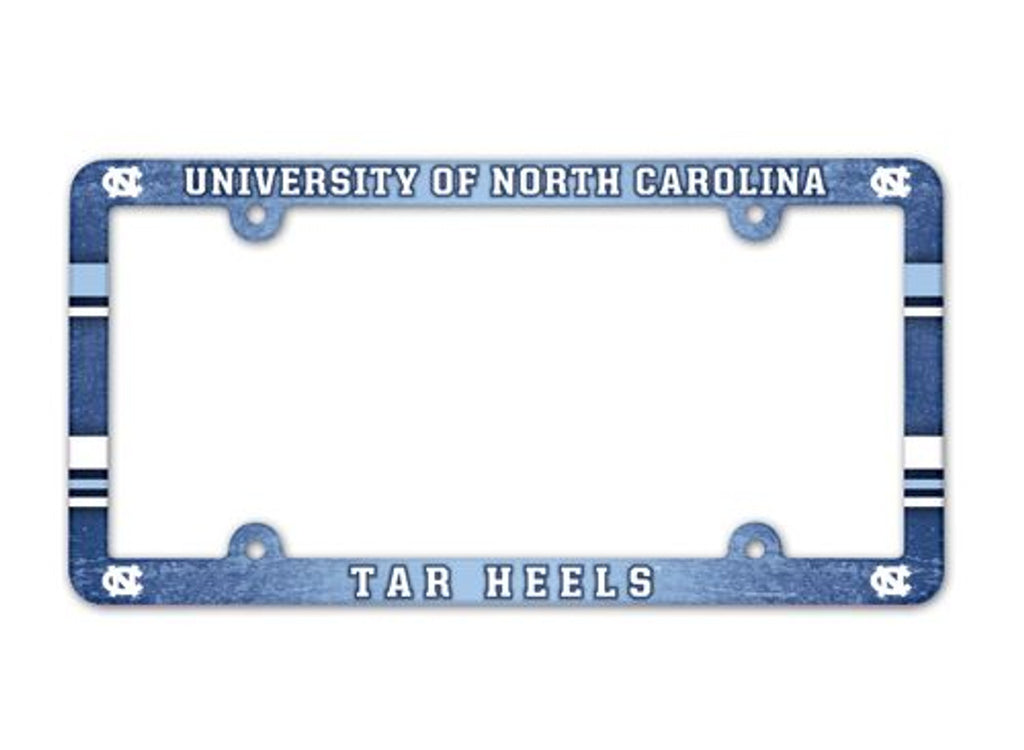 North Carolina Tar Heels License Plate Frame Full Color