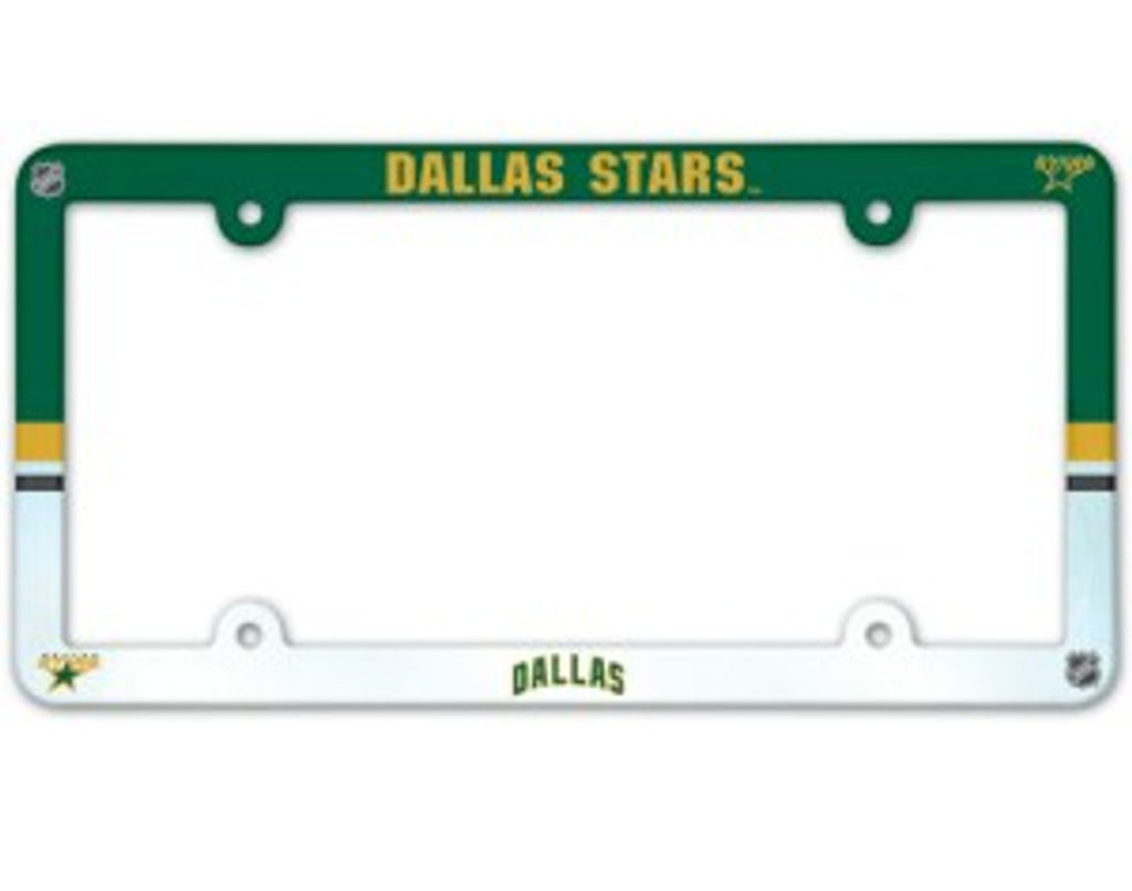 Dallas Stars License Plate Frame Full Color
