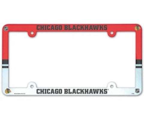 Chicago Blackhawks License Plate Frame Full Color