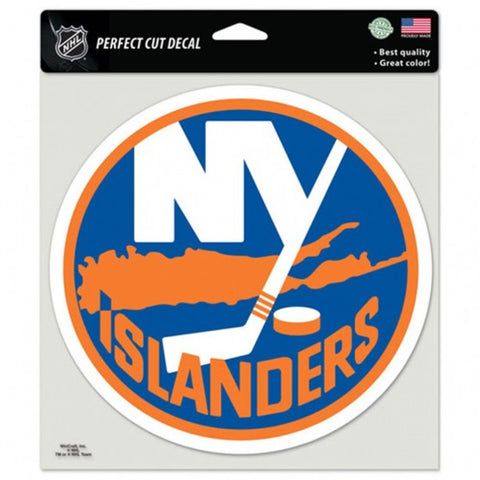 New York Islanders Decal 8x8 Perfect Cut Color Special Order