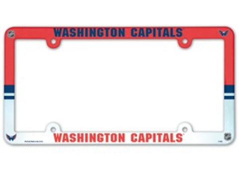 Washington Capitals License Plate Frame Full Color