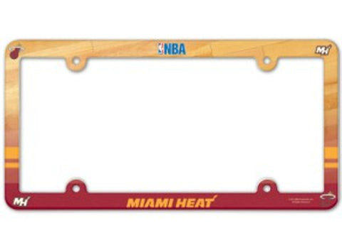Miami Heat License Plate Frame Full Color