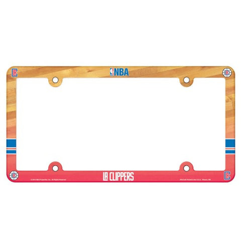 Los Angeles Clippers License Plate Frame Full Color