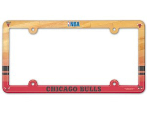 Chicago Bulls License Plate Frame Full Color