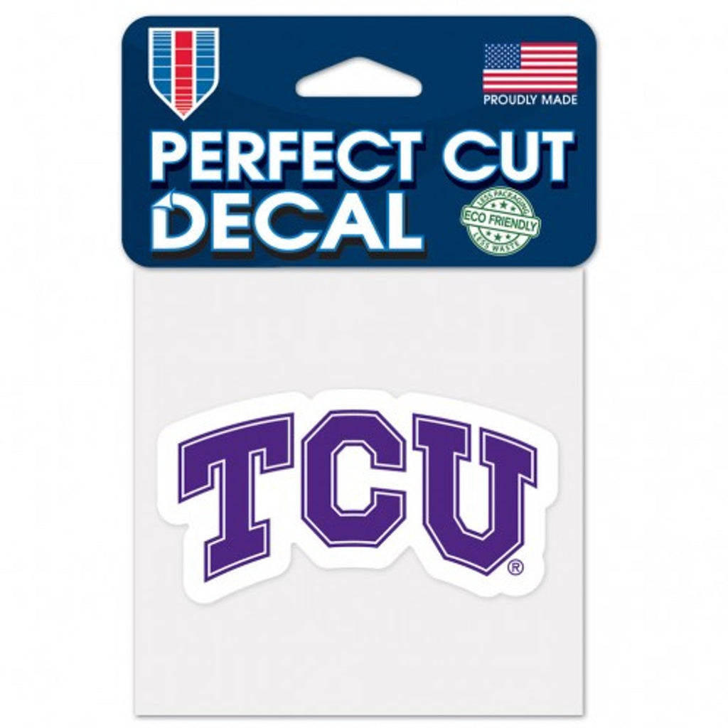 Texas Christian Horned Frogs Decal 4x4 Perfect Cut Color