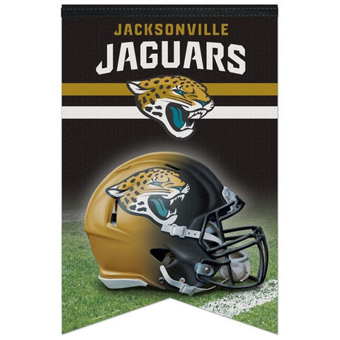 Jacksonville Jaguars Banner 17x26 Pennant Style Premium Felt