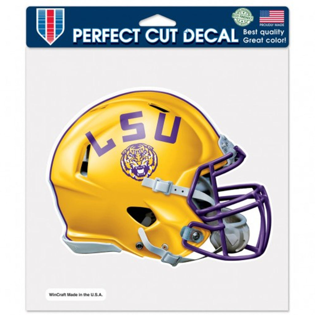 LSU Tigers Decal 8x8 Die Cut Color Special Order