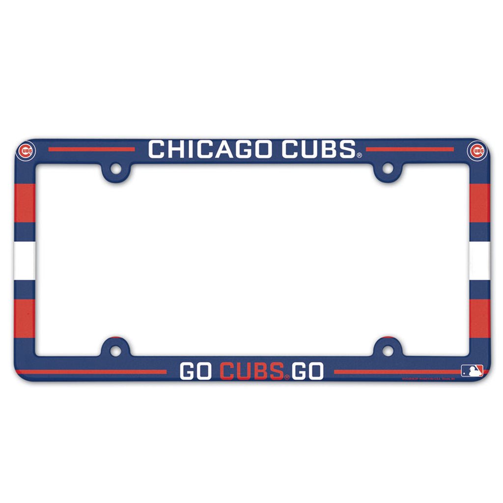 Chicago Cubs License Plate Frame Full Color