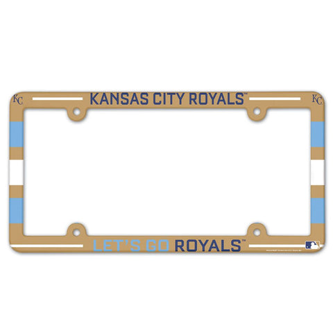 Kansas City Royals License Plate Frame Full Color