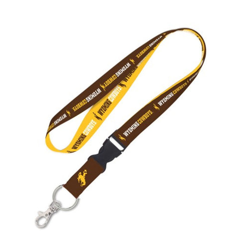 Wyoming Cowboys Lanyard with Detachable Buckle Alternate Design Special Order