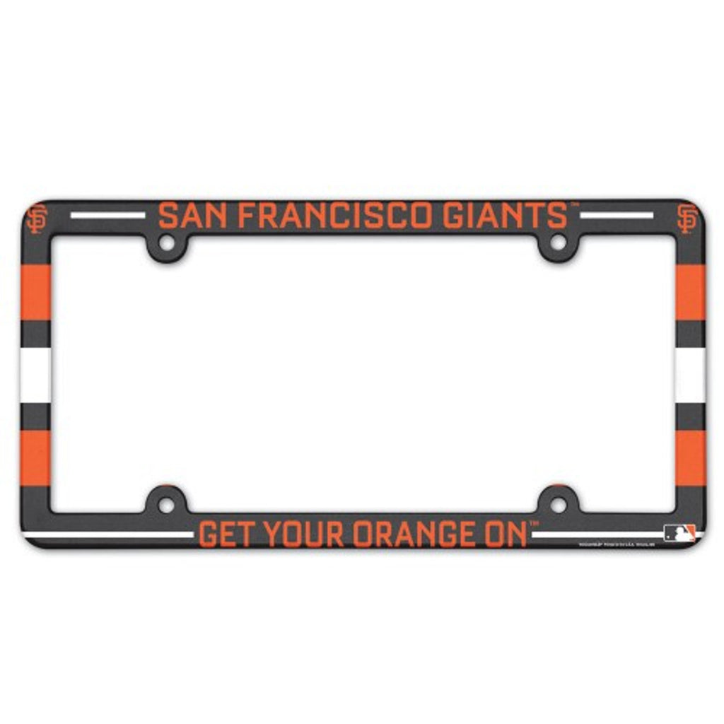 San Francisco Giants License Plate Frame Full Color