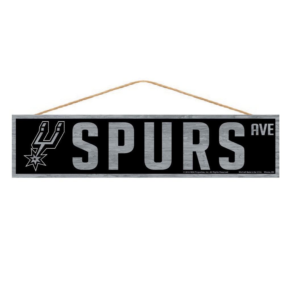 San Antonio Spurs Sign 4x17 Wood Avenue Design