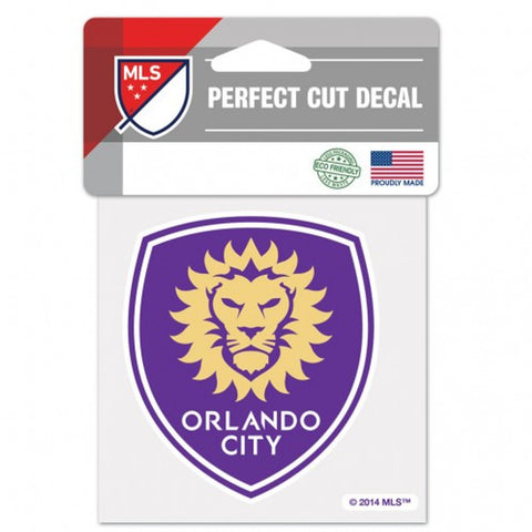 Orlando City FC Decal 4x4 Perfect Cut Color