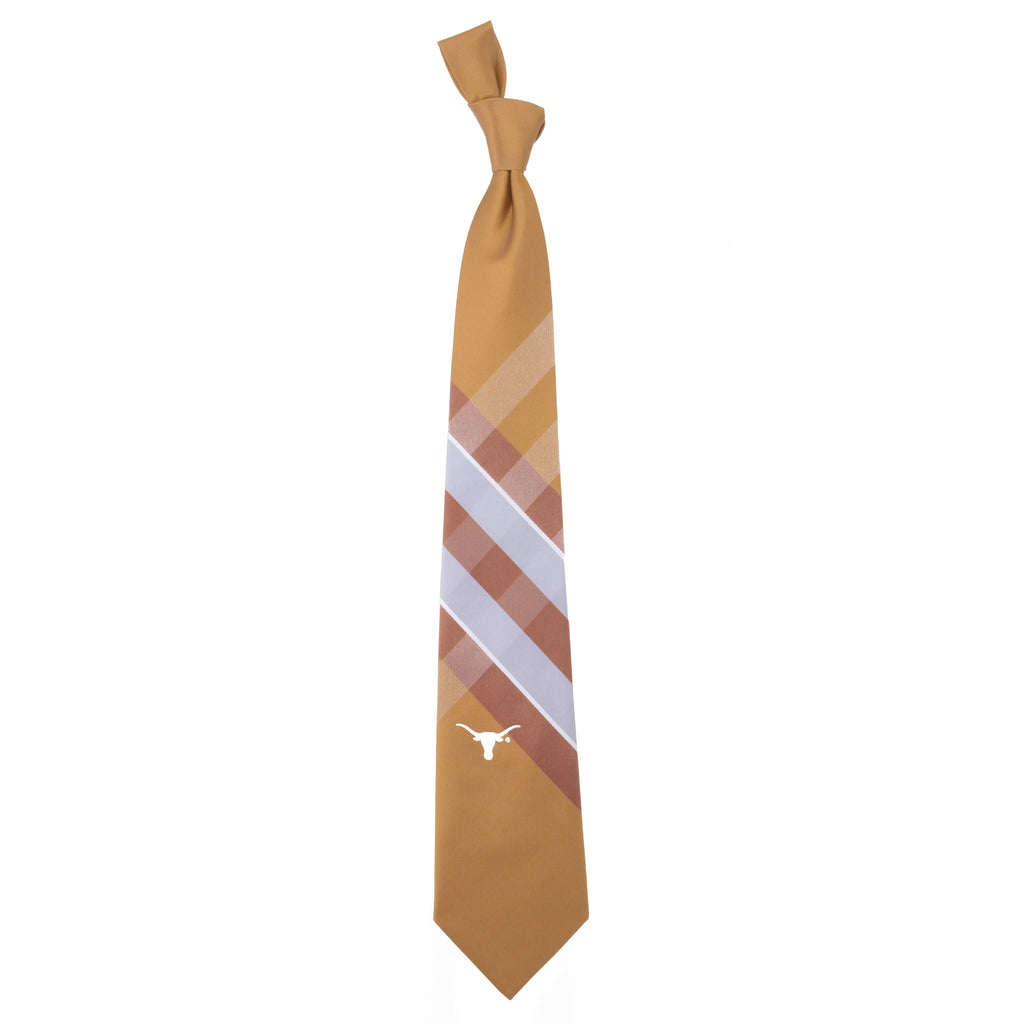  Texas Longhorns Grid Style Neck Tie