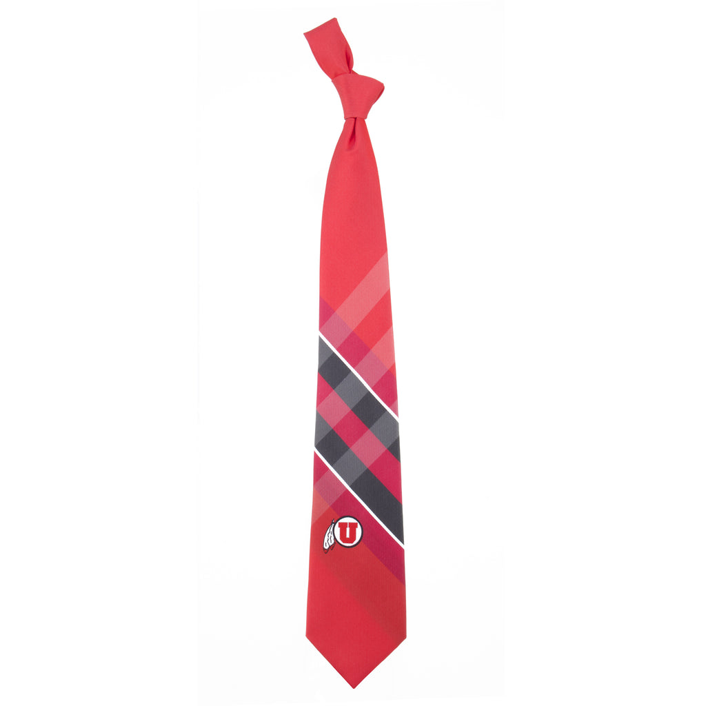  Utah Utes Grid Style Neck Tie