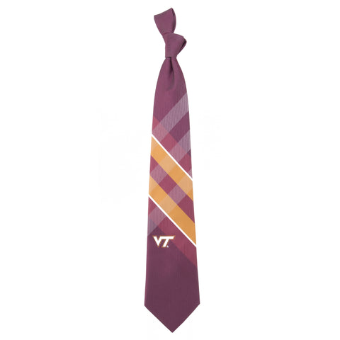  Virginia Tech Hokies Grid Style Neck Tie