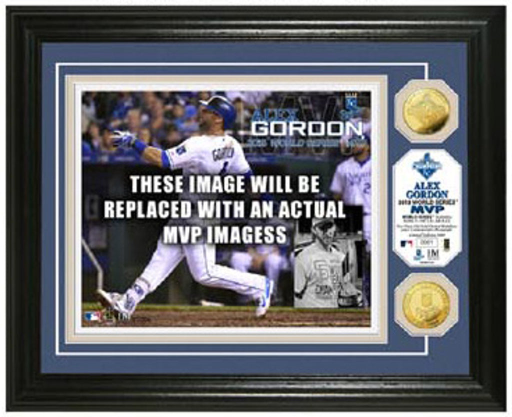 Kansas City Royals Salvador Perez Gold Coin Photo Mint 2015 World Series MVP
