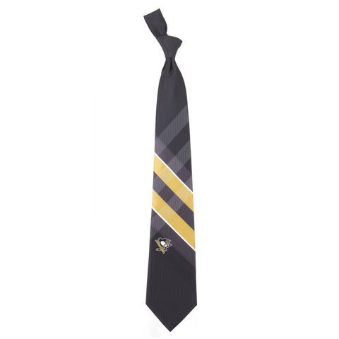  Pittsburgh Penguins Grid Style Neck Tie