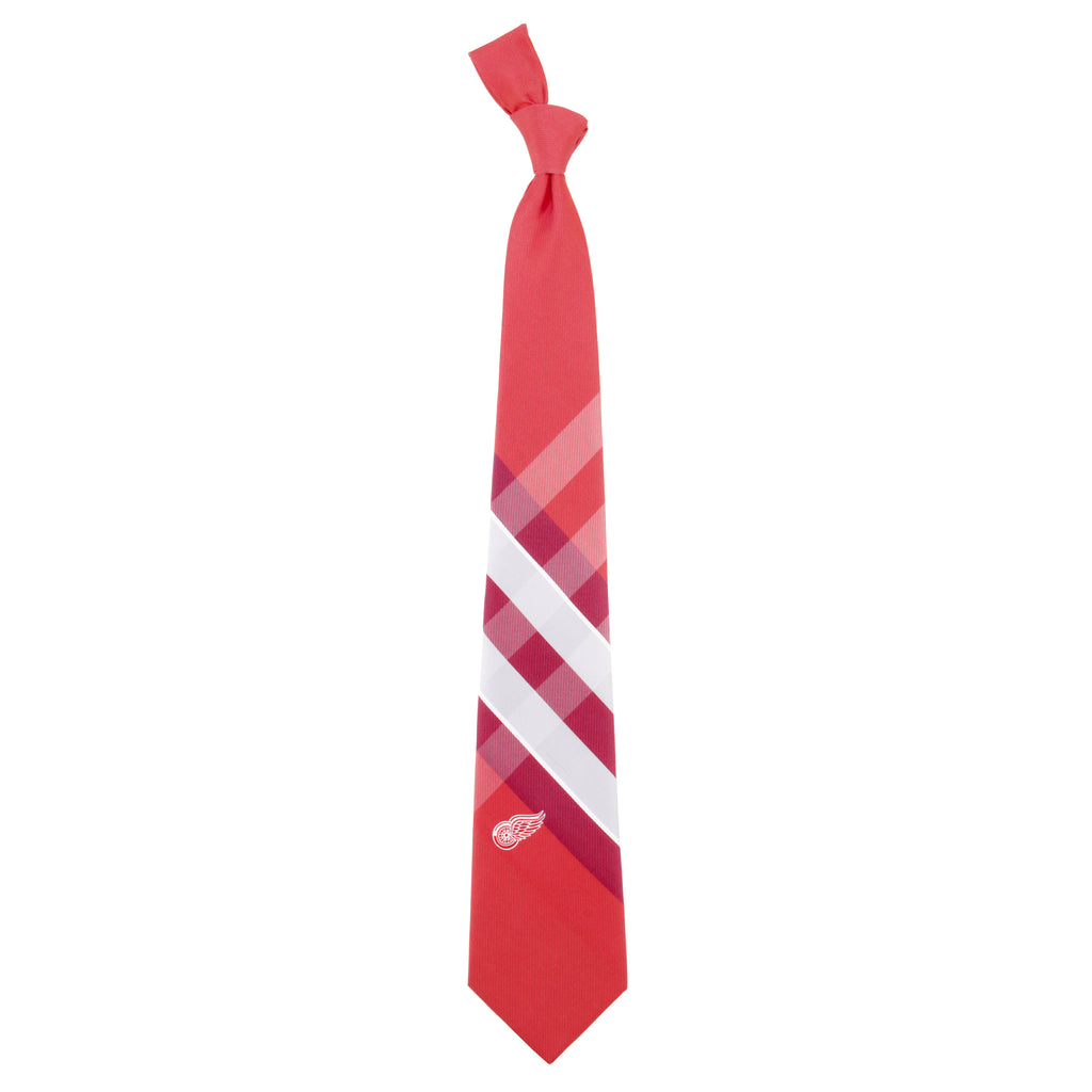  Detroit Red Wings Grid Style Neck Tie