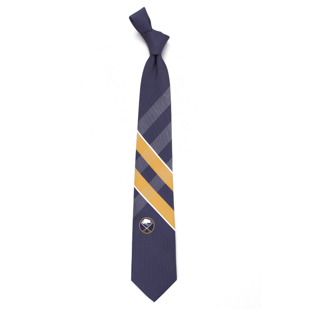  Buffalo Sabres Grid Style Neck Tie