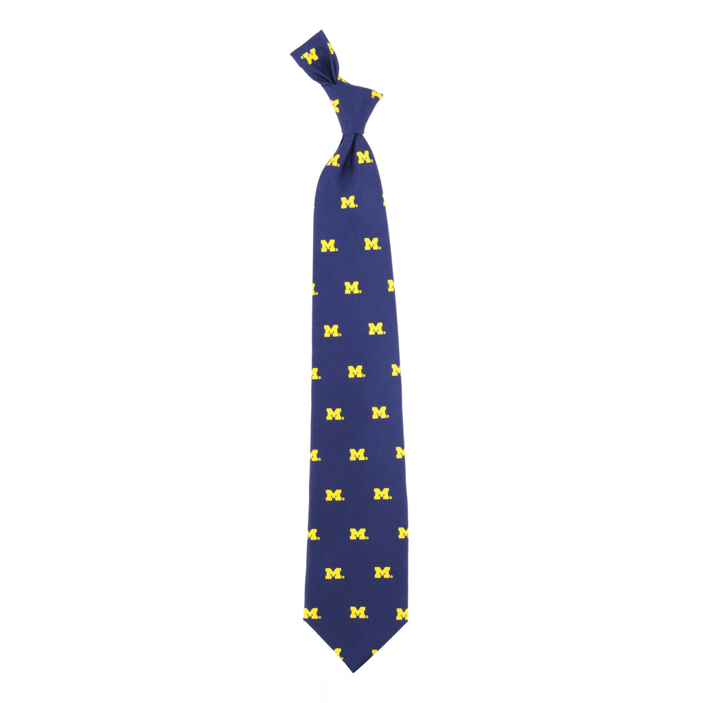  Michigan Wolverines Prep Style Neck Tie