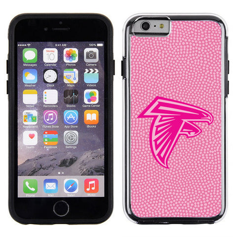 Atlanta Falcons Phone Case Pink Football Pebble Grain Feel iPhone 6 