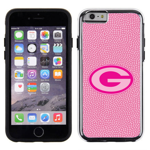 Green Bay Packers s Phone Case Pink Football Pebble Grain Feel iPhone 6 