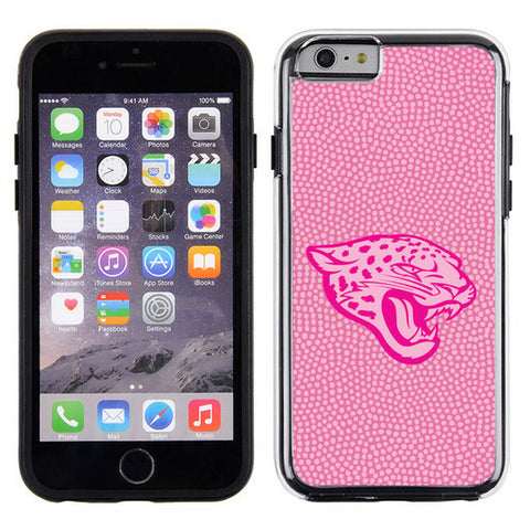 Jacksonville Jaguars Phone Case Pink Football Pebble Grain Feel iPhone 6 