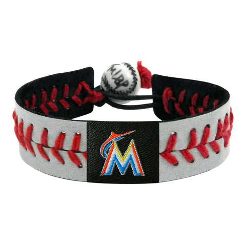 Miami Marlins Bracelet Reflective Baseball 