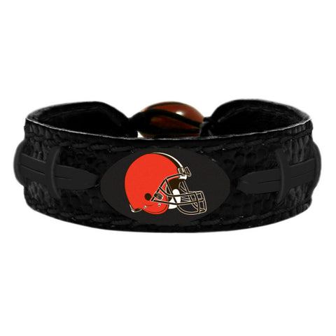 Cleveland Browns Bracelet Team Color Tonal Black Football 