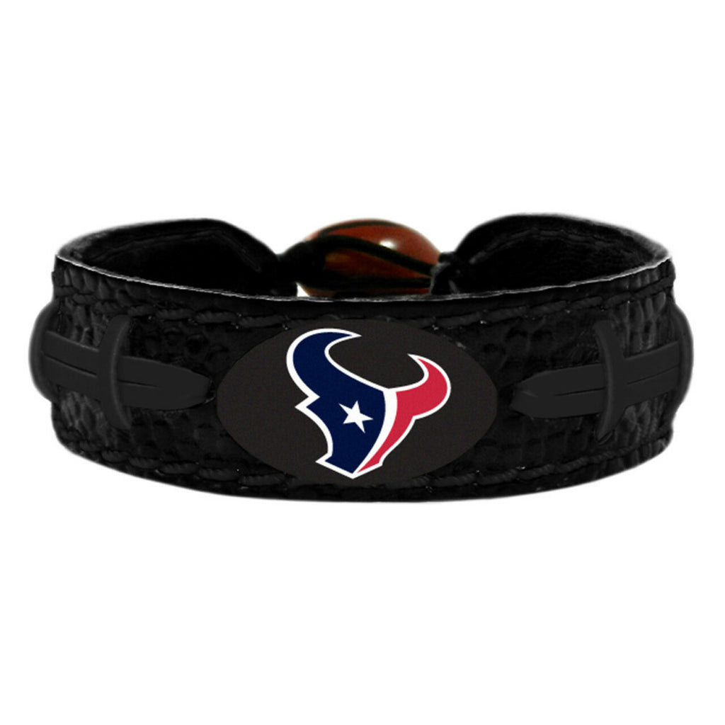 Houston Texans Bracelet Team Color Tonal Black Football 